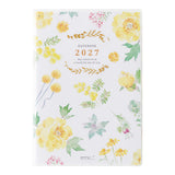 Midori B6 Pocket Diary - Country Time Flower
