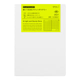 Midori A5 Flat Diary - White