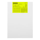 Midori A4 Flat Diary - White