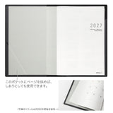 Midori A4 Flat Diary - White