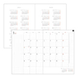 Midori A4 Flat Diary - White