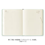 Midori Hibino A6 Diary - Blue-Green