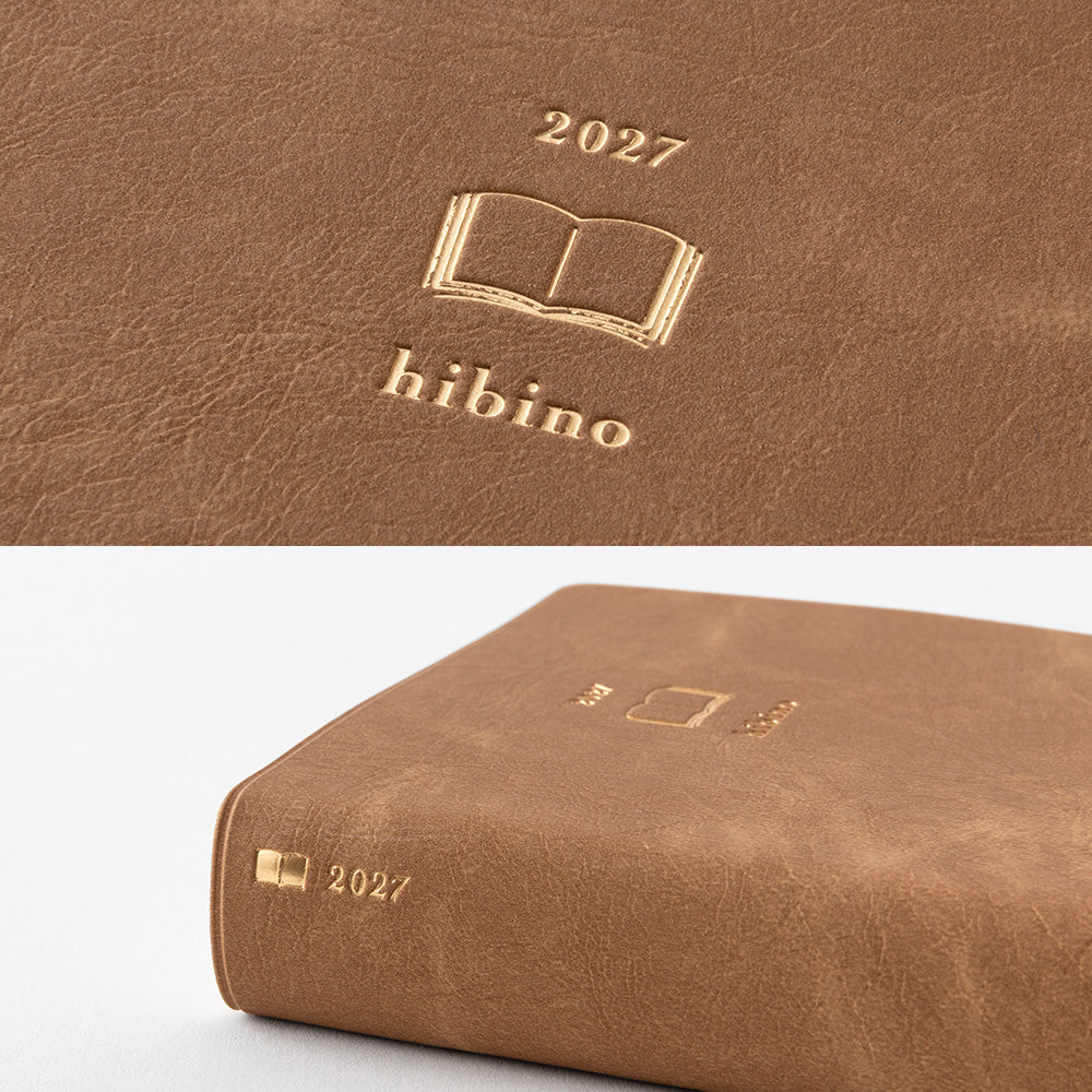 Midori Hibino A6 Diary - Camel
