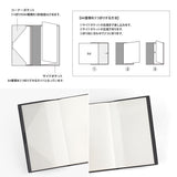Midori Professional Diary A5 Slim Monthly Block - Black