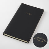 Midori Professional Diary A5 Slim Weekly Vertical - Black
