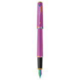 Parker Meridian Fountain Pen - Grape with Rainbow Trim