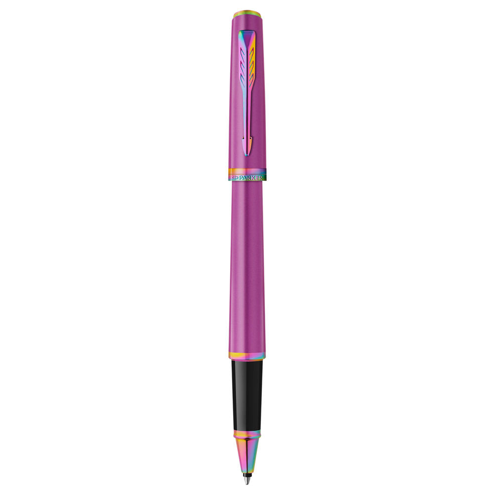Parker Meridian Rollerball Pen - Grape with Rainbow Trim
