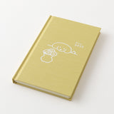 Midori B6 Book Style Diary - Dog Yellow