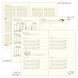 Midori B6 Book Style Diary - Dog Yellow