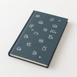 Midori B6 Book Style Diary - Dog Navy