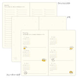 Midori B6 Book Style Diary - Dog Navy