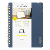Midori B6 Plus Stand Diary - Navy