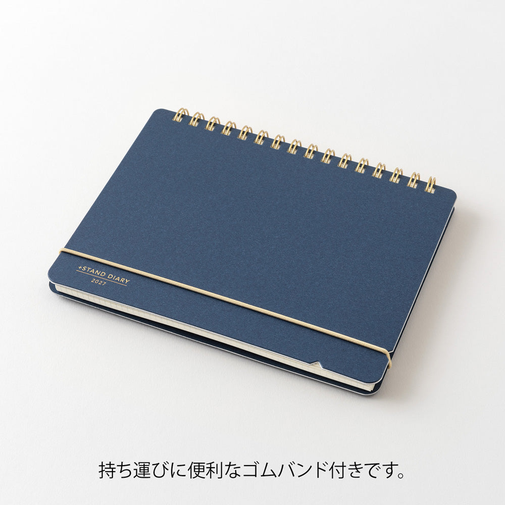 Midori B6 Plus Stand Diary - Navy