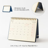 Midori B6 Plus Stand Diary - Navy