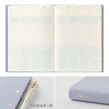 Midori B6 Gradation Diary - Day Length - Light Purple
