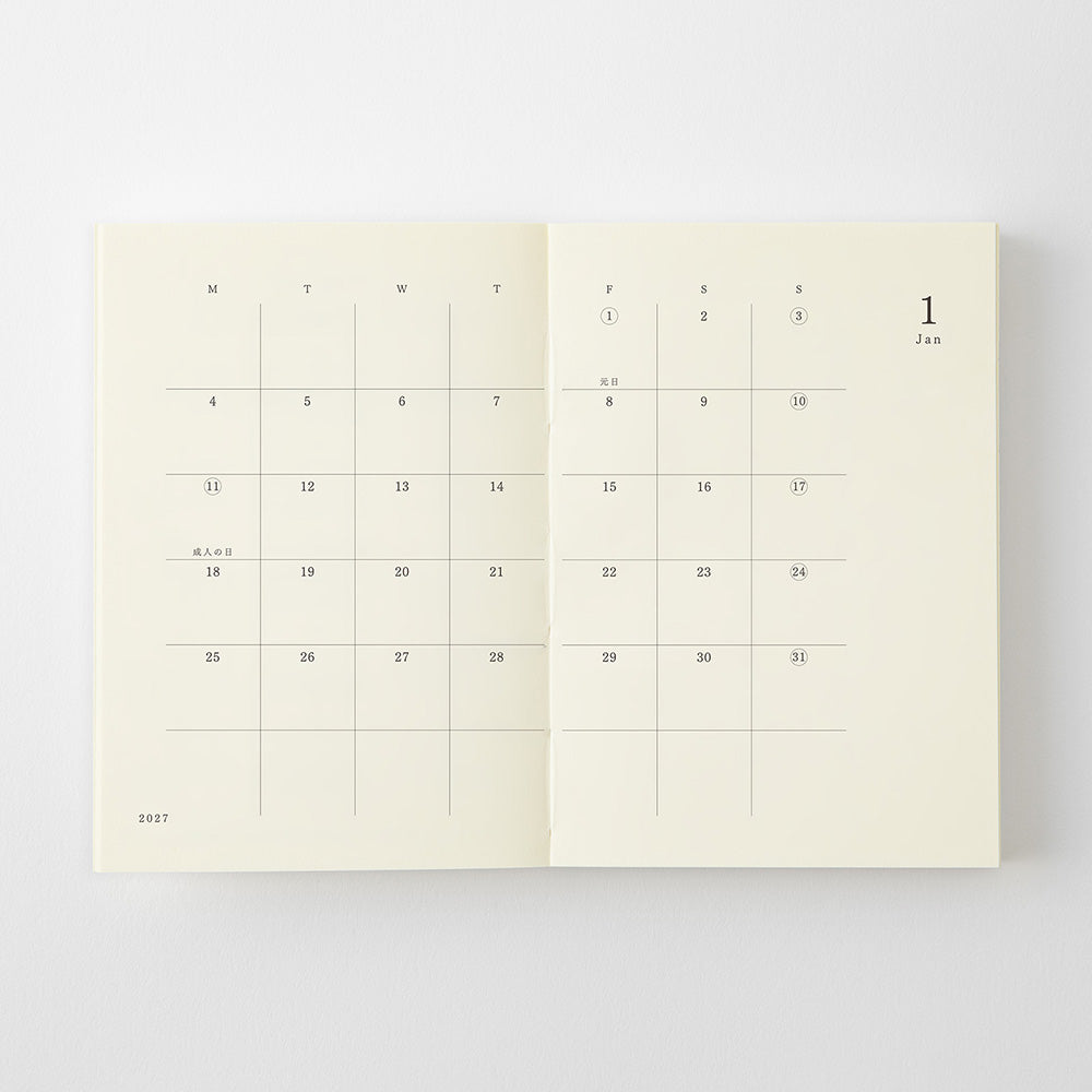 Midori MD Notebook Diary - A7