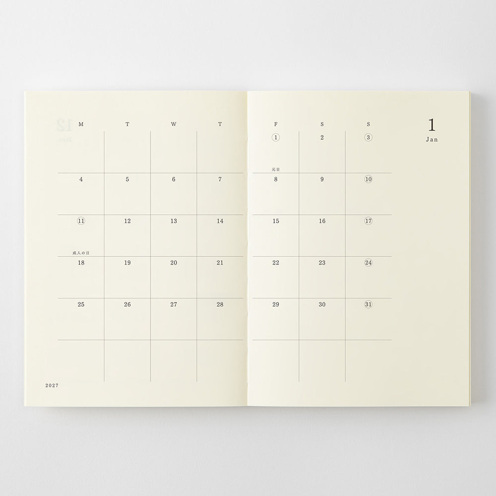 Midori MD Notebook Diary - A6