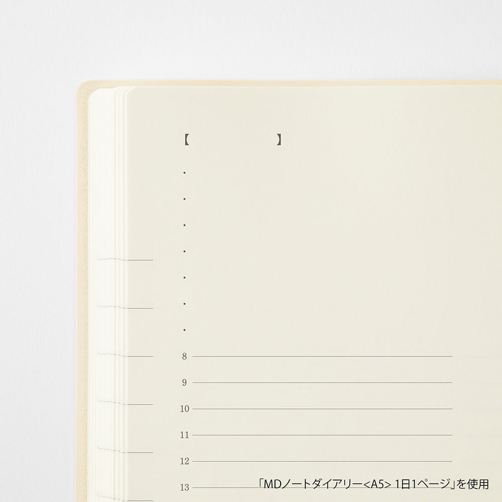 Midori MD Notebook Diary 1 Day 1 Page - A6