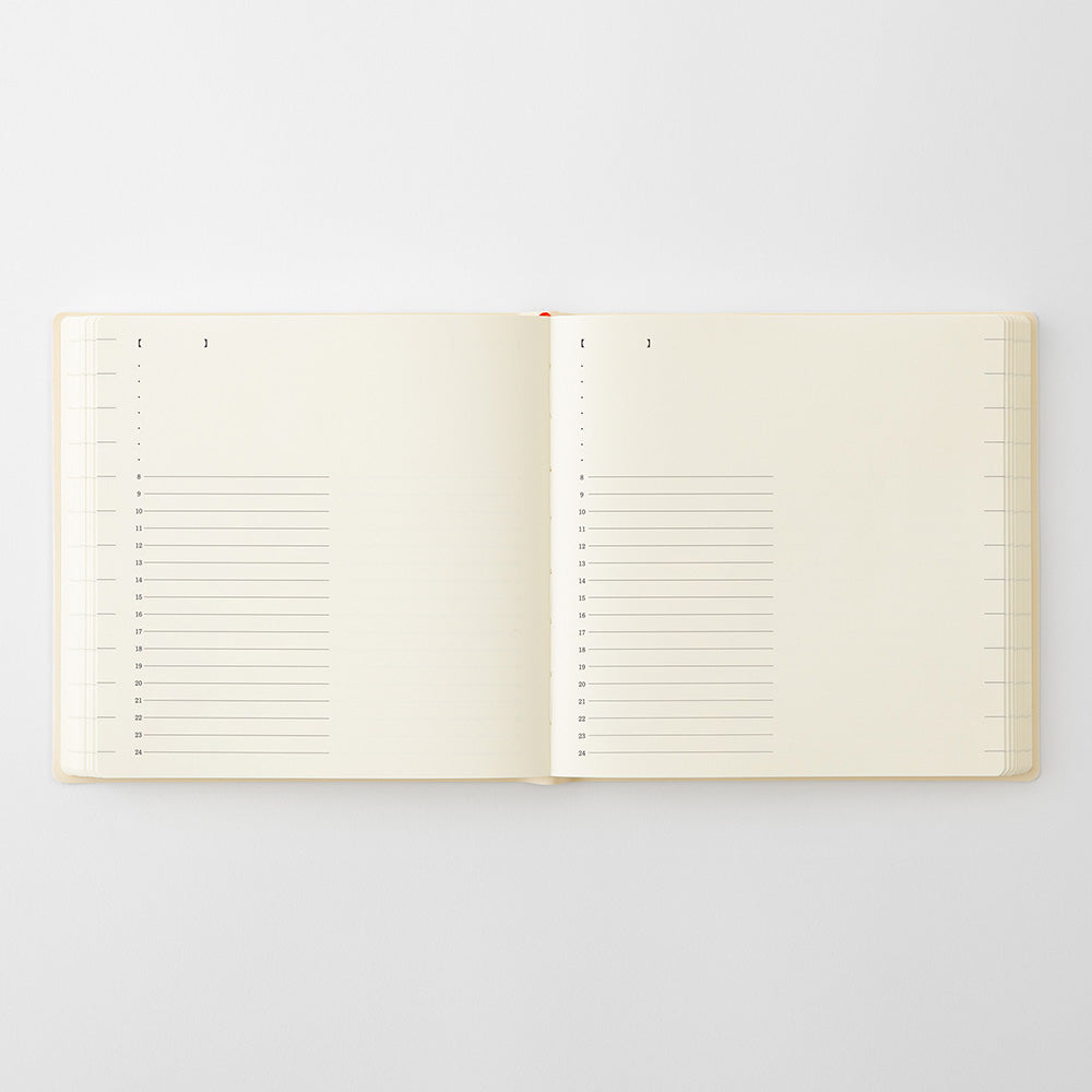 Midori MD Diary 1 Day 1 Page - A5 Square