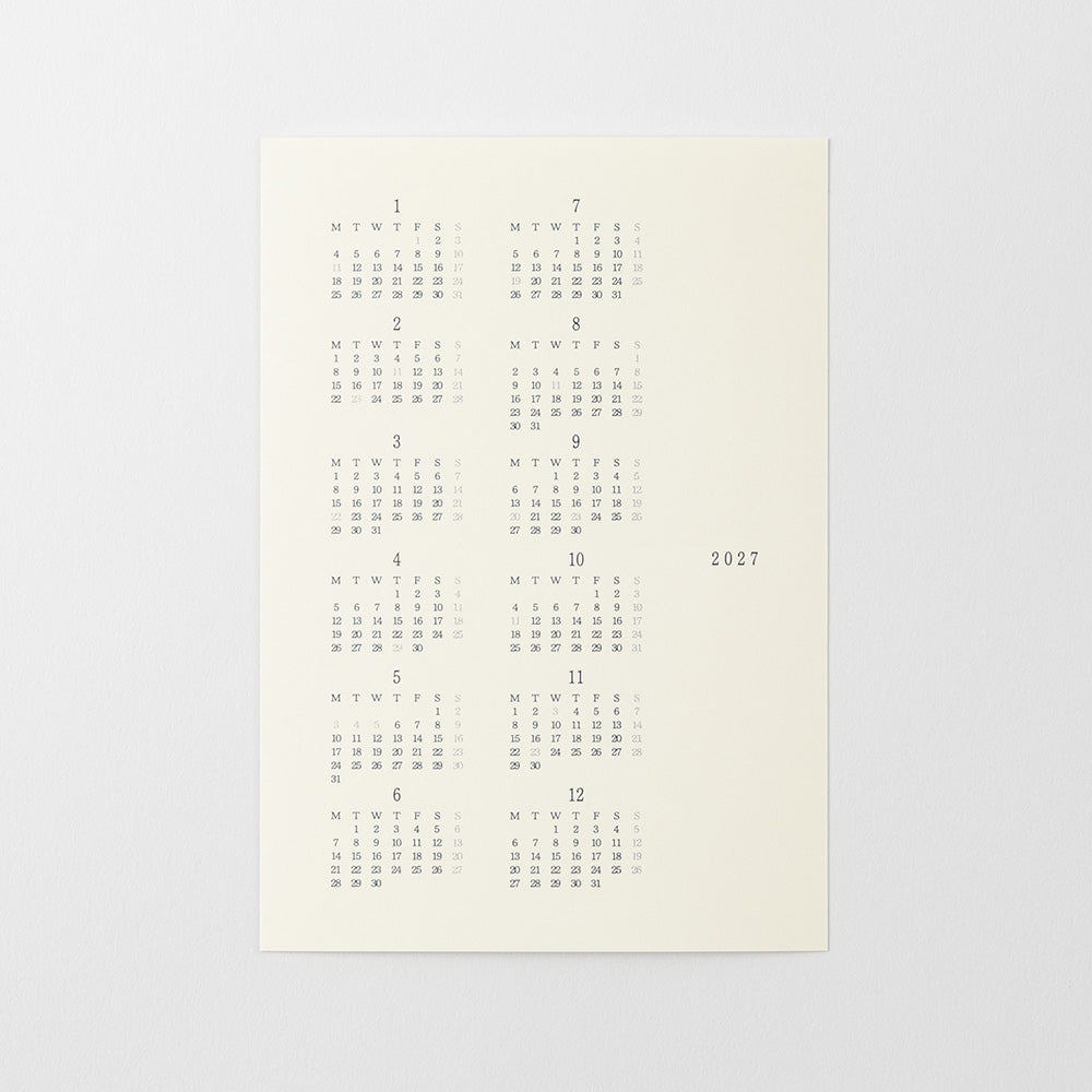 Midori MD Diary Stickers - Small