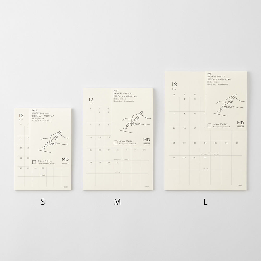 Midori MD Diary Stickers - Medium