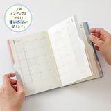 Midori B6 Double Schedule - Blue