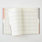 Midori B6 Double Schedule - Progress - Gray