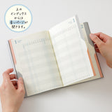 Midori B6 Double Schedule - Progress - Gray