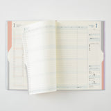 Midori B6 Double Schedule - Money - Light Purple