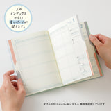 Midori B6 Double Schedule - Money - Light Purple