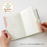 Midori B6 Double Schedule - To Do - Light Blue