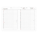 Midori Business Diary A5 Monthly - Black