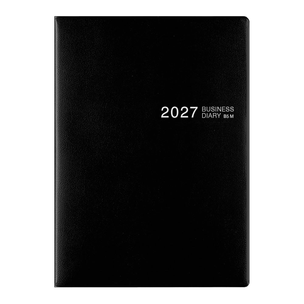 Midori Business Diary B5 Monthly Ring - Black