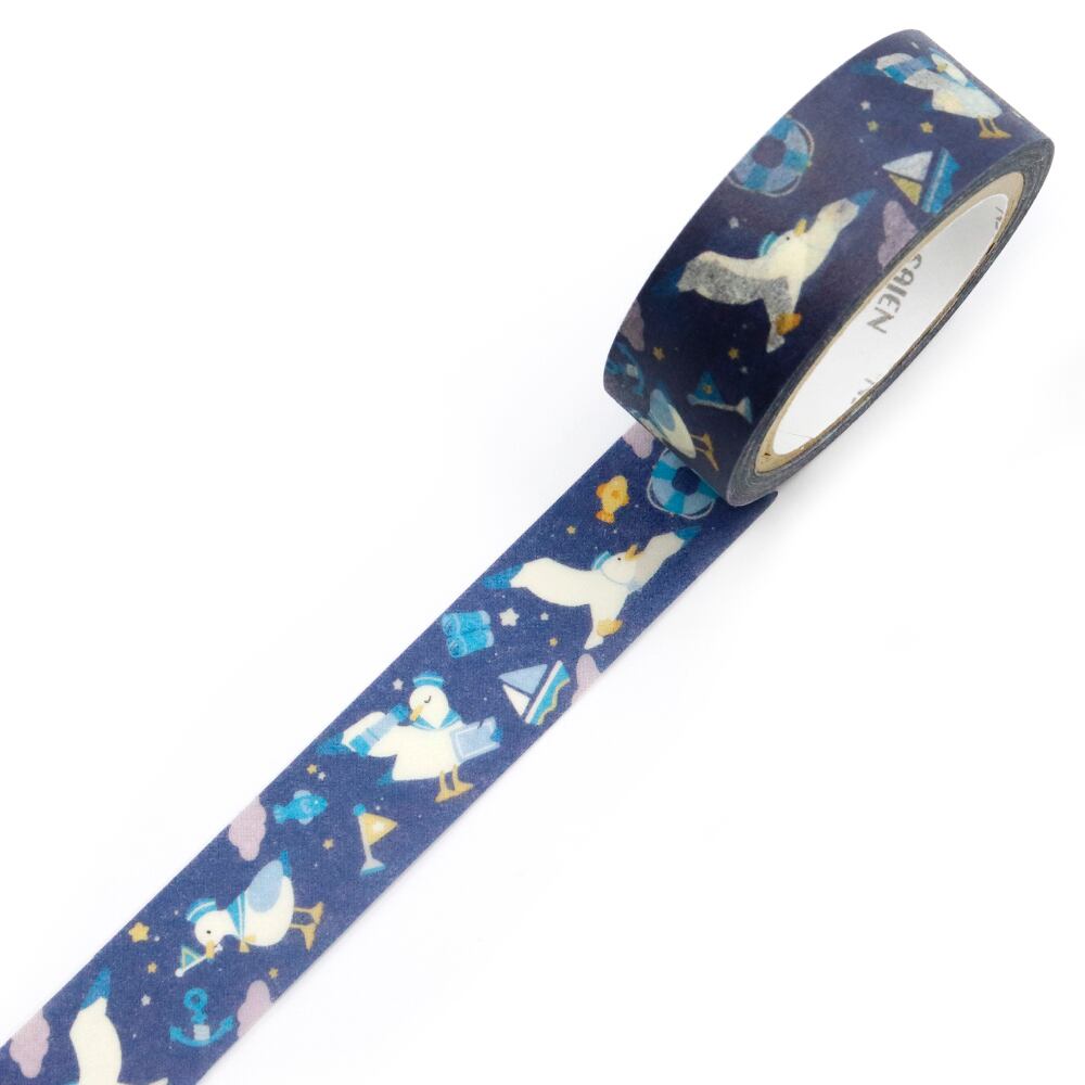 Kamiiso Washi Tape - Seagull Sailors