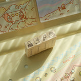 2jingis2jing Mini Rubber Stamp - Stationery Collection