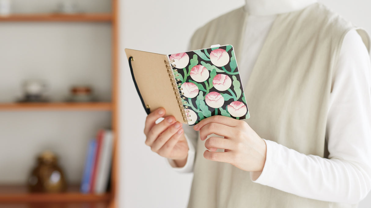 King Jim Hitotoki Note Ring Notebook - Passport Size