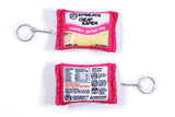 Tiny Instant Cheap Ramen Noodle Plush Keychain