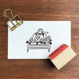 Stamp Marché Illustration Stamp - Marle Flower