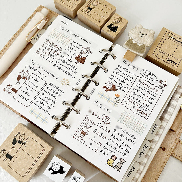 Stamp Marché x Peppoko Stamp - Marle Teddy Bear