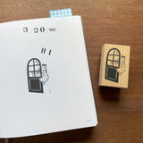 Stamp Marché Marle Illustration Stamp - Glimpses through the Door