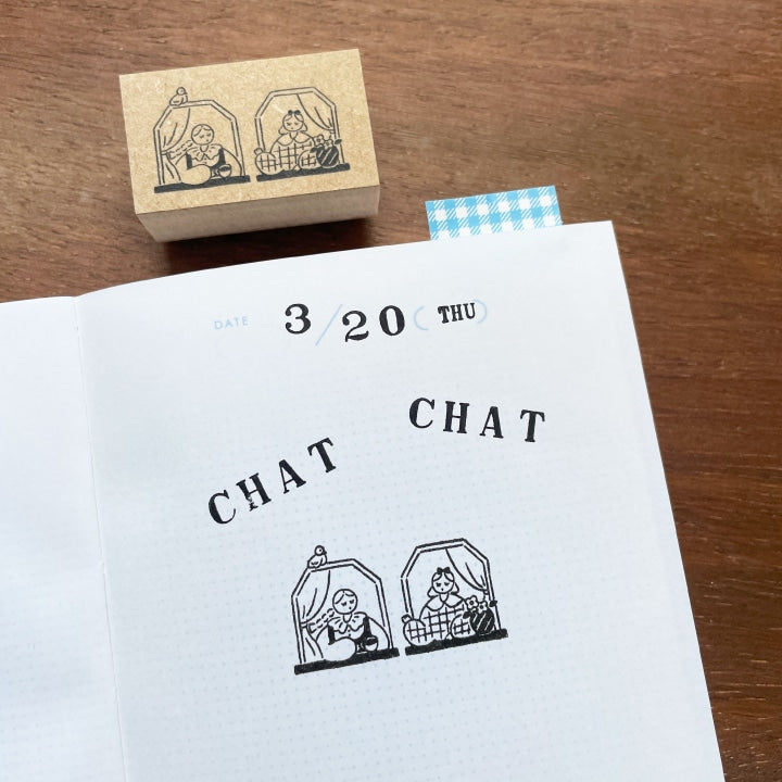 Stamp Marché Marle Illustration Stamp - Window Chatter