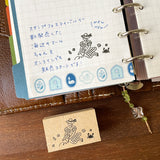 Stamp Marché Marle Illustration Stamp - Sandy Beach Sketch