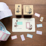 Stamp Marché Labetomo Stamp - Girl Flag
