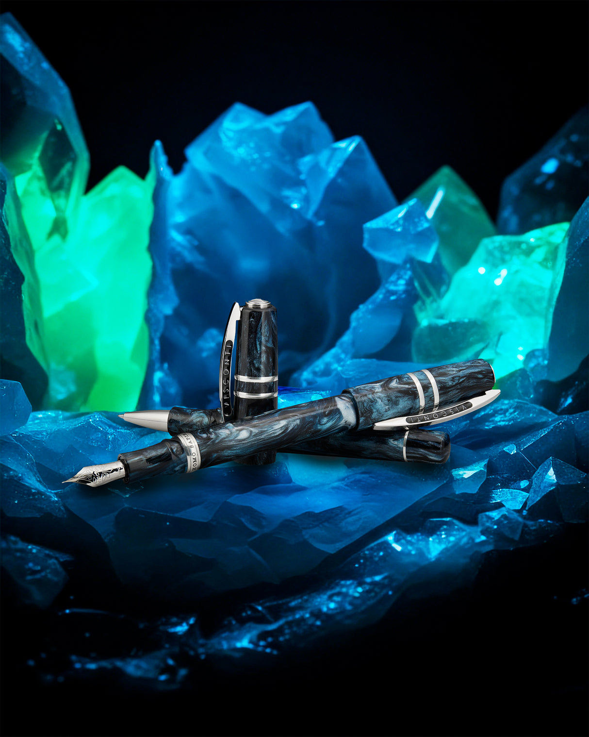 Visconti Homo Sapiens Fountain Pen - Dark Sapphire (Limited Edition)