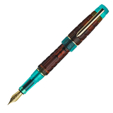 Benu Tessera Fountain Pen - Ribbon Turquoise