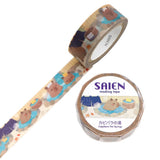 Kamiiso Washi Tape - Capybara Hot Springs