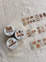 Bloom Paper Studio Bear's Cafe Kiss Cut PET Tape