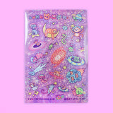 Cosmic Critters Vinyl Sticker Sheet