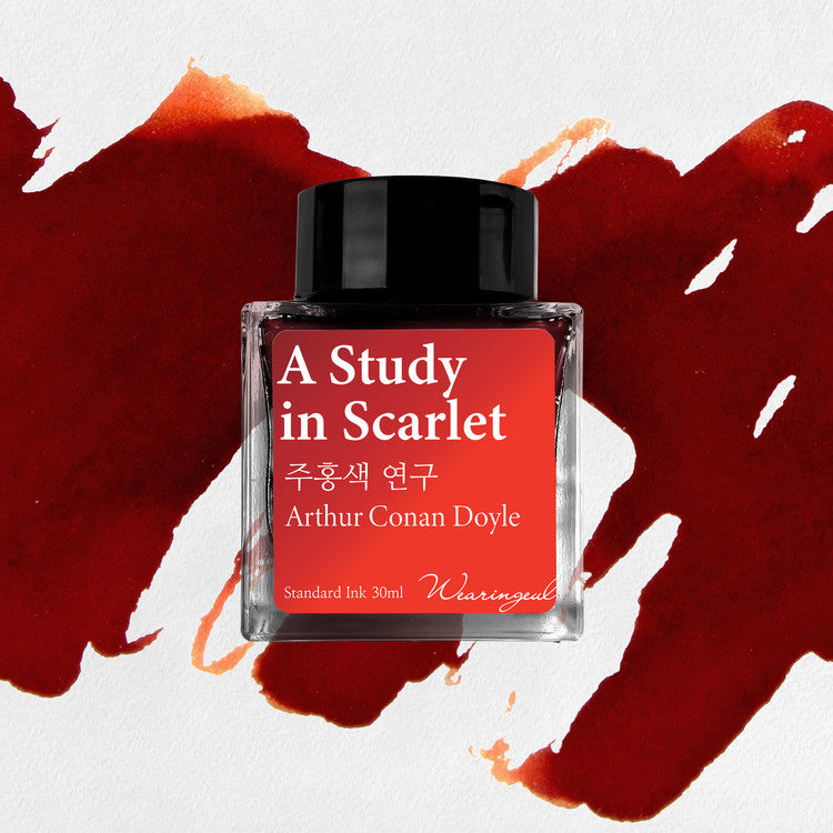 Wearingeul A Study In Scarlet - 30ml Bottled Ink | Atlas Stationers