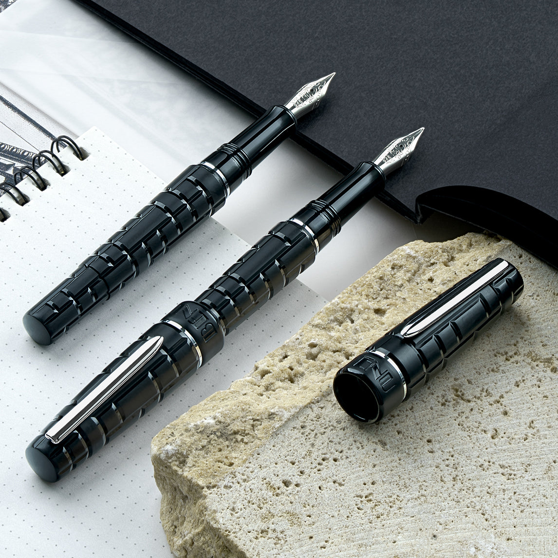 Benu Tessera Fountain Pen - Onyx